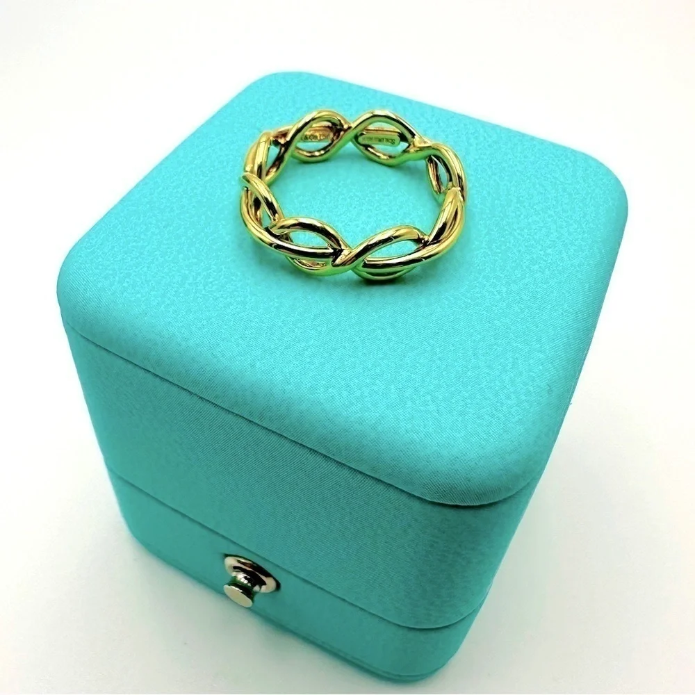 RARE Tiffany & Co. 1980 Jean Schlumberger 18K Yellow Gold Ring with Packaging